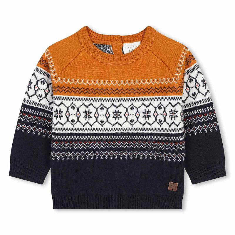 Carrement Beau Jacquard Sweater 2Y - 3Y image number 0