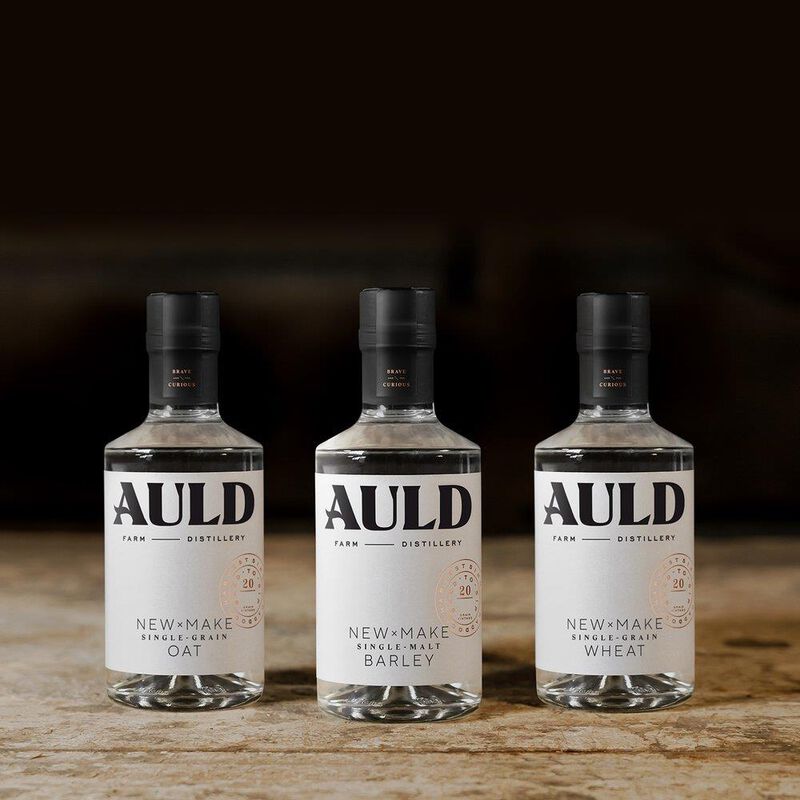 Auld Farm Distillery New Make Single Grain Whisky Tasting Journey 3 x 200ml image number 1