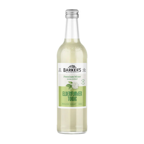Barker's Elderflower Tonic Syrup 500ml