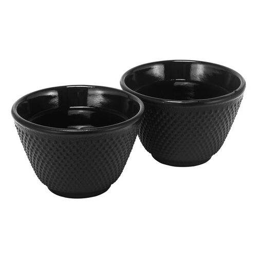 AVANTI Hobnail Cast Iron Tea Cup - Set of 2