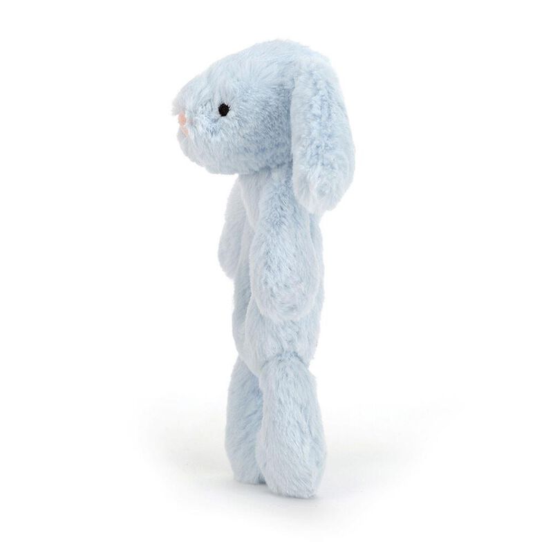 Jellycat Bashful Blue Bunny Ring Rattle image number 1