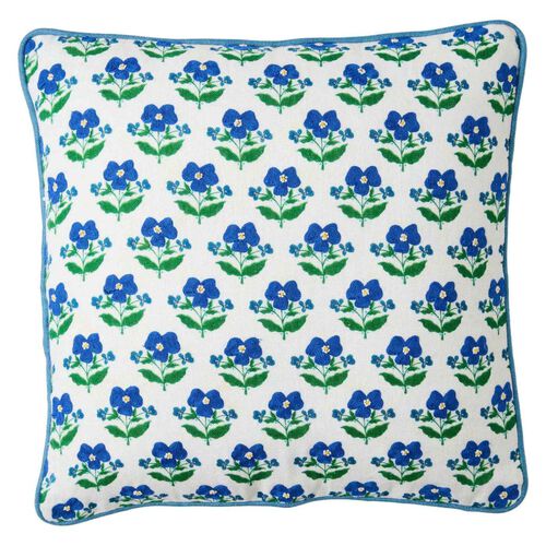 Kip&Co X Anna Spiro Indian Summer White Embroidered Cushion