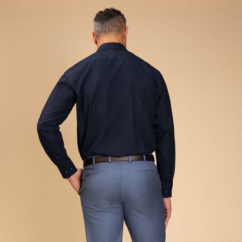 Rembrandt Barbican Navy Jaquard Shirt image number 1