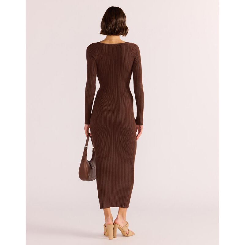 MINKPINK Zinnia Bead Knit Midi Dress image number 1