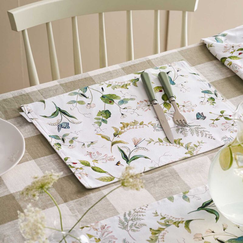 Sophie Allport Wild Floral Washable Placemat (Set Of 2) image number 1