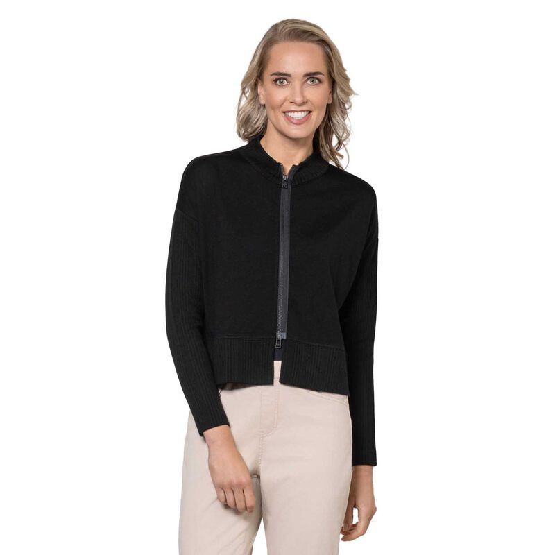 B Essentials by Ballantynes Zip Cardi image number 0