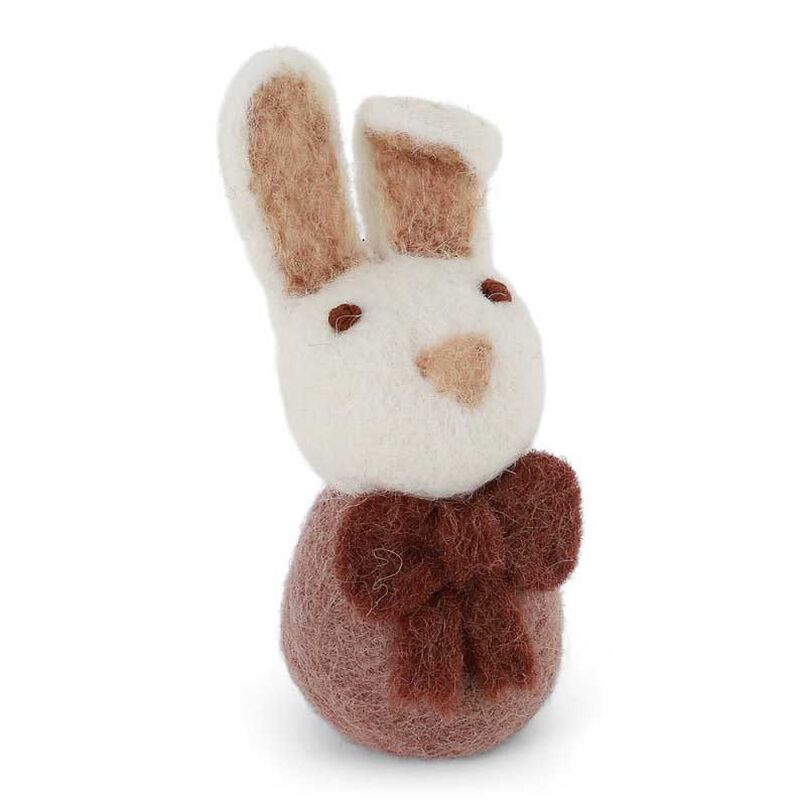 Gry & Sif Small Bunny With Bow - Lavender image number 1