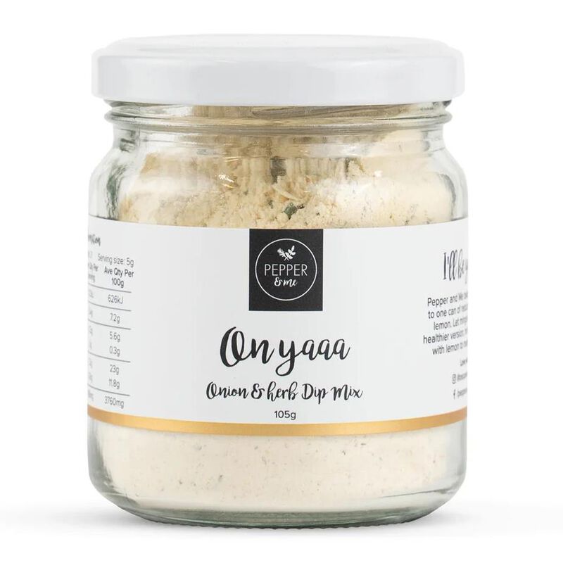 Pepper & Me On Yaaa Onion & Herb Dip Mix 105g image number 0