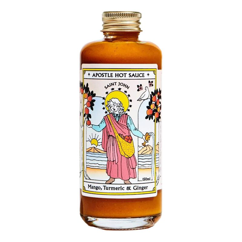 Apostle Saint John - Mango, Turmeric & Ginger Hot Sauce 150ml image number 0