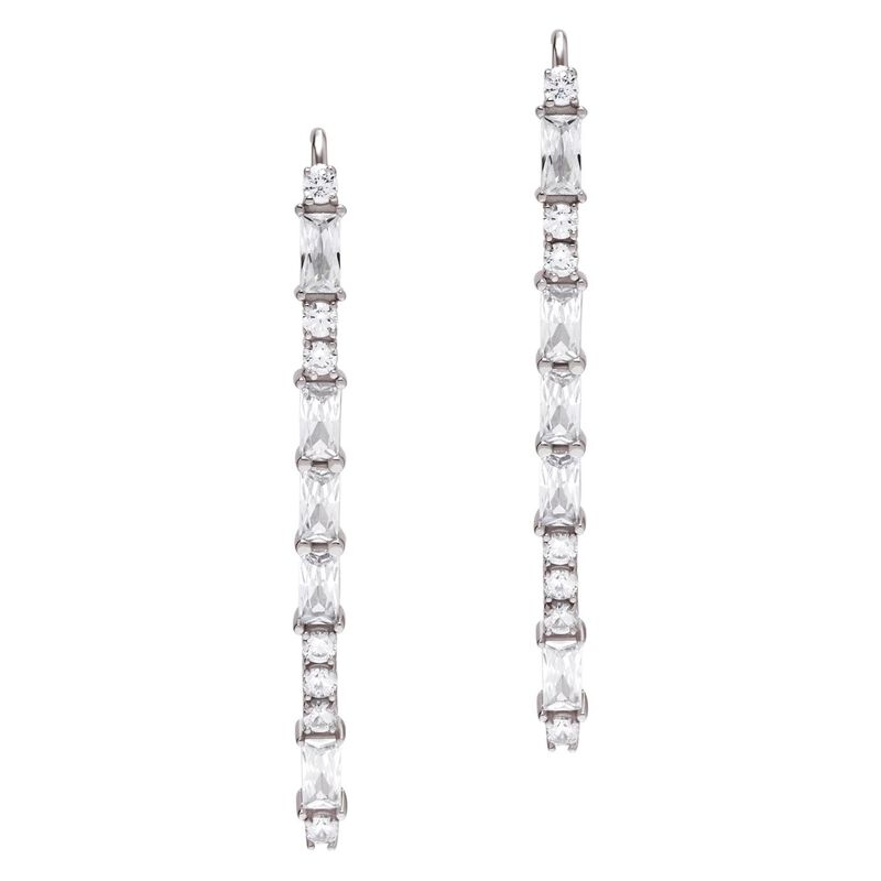 Emporio Armani Sterling Silver Drop Earrings image number 1