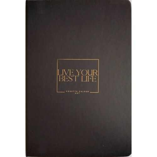 Cosette Calder Live Your Best Life Black Notebook