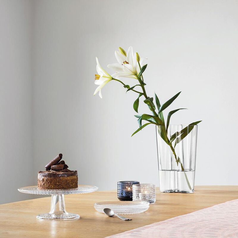 iittala Kastehelmi Cake Stand 31cm Clear image number 1