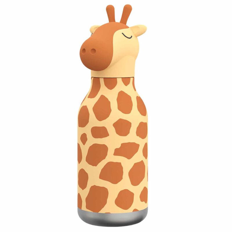 Asobu Bestie Bottle Giraffe Double Wall Insulated Bottle 460ml Brown image number 0