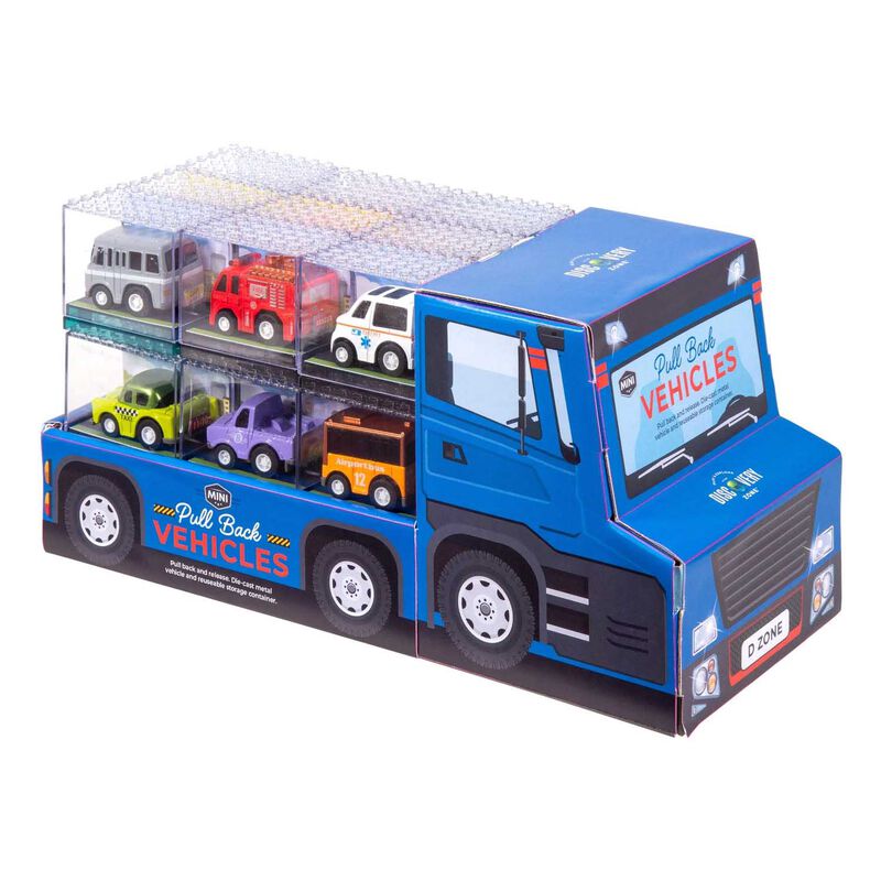 Discovery Zone Pull Back Mini Vehicles - Assorted image number 0