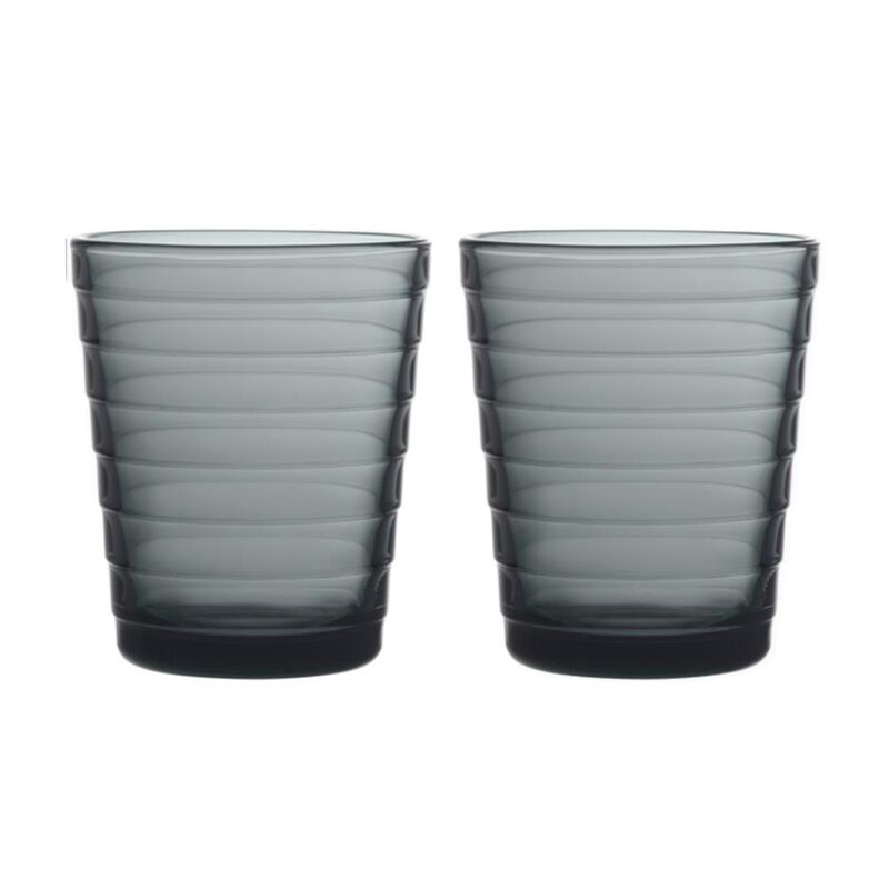 iittala Aino Aalto Tumbler Set of 2 Dark Grey image number 0
