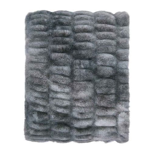 Top Drawer Luxe Rabbit Cushion 600Gsm Tie-Dyed Fur - 45x45cm With Inner