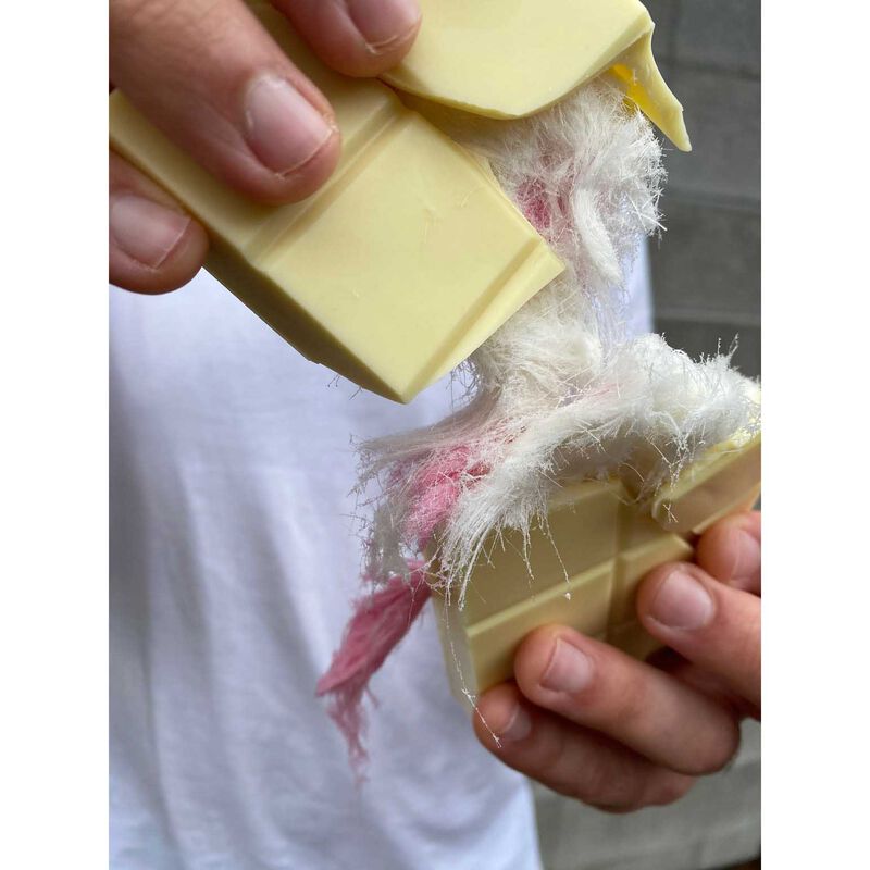 fruney Angel Hair White Chocolate Bar 170g image number 1