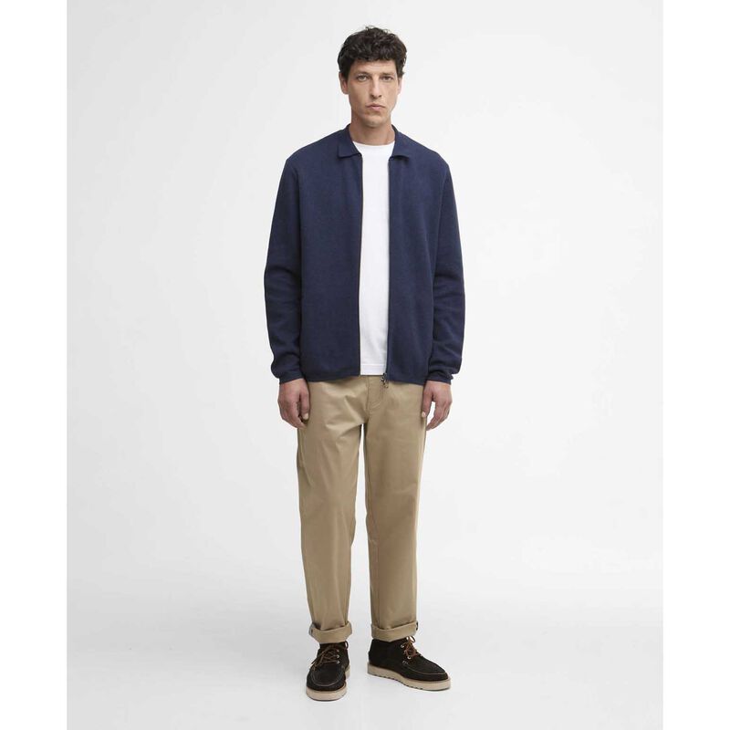 Barbour Crowcombe Knitted Zip-Up Jumper image number 3