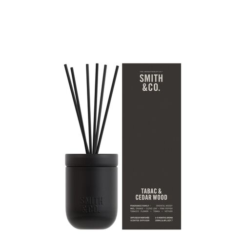 Smith & Co. Diffuser 200ml - Tabac & Cedarwood