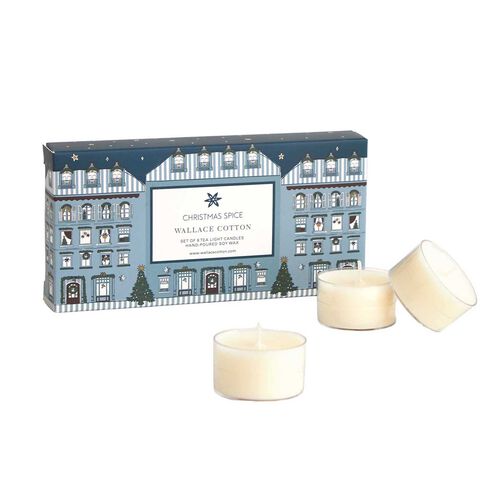 Wallace Cotton Christmas Spice Tealights