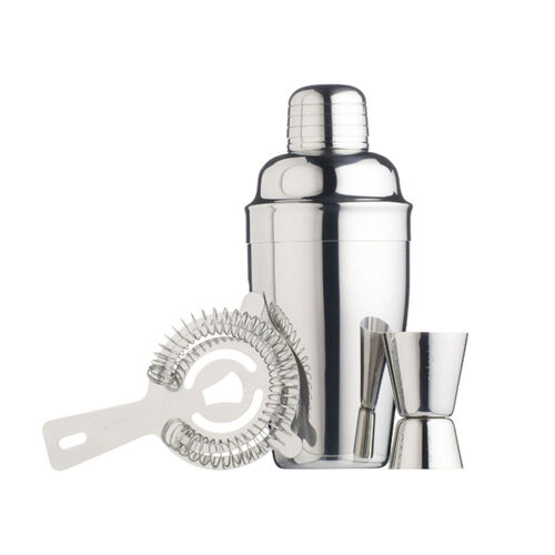 Barcraft Cocktail Gift Set 3Pc Stainless Steel