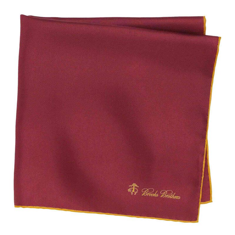 Brooks Brothers Silk Solid Pocket Square image number 0