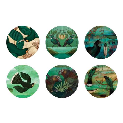 Kathryn Furniss Coasters - Set Of 6