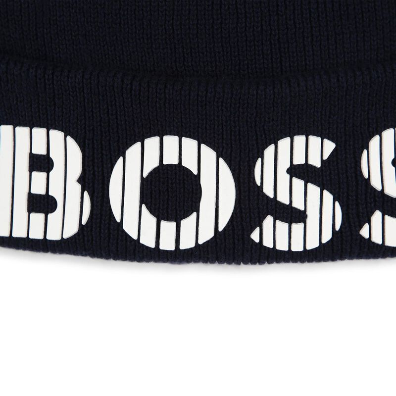 BOSS Logo Cuff Beanie T2 - T4 image number 2
