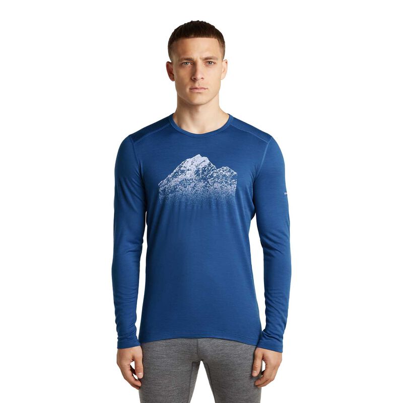 Icebreaker M Merino 200 Oasis LS Crewe Rising Light image number 4