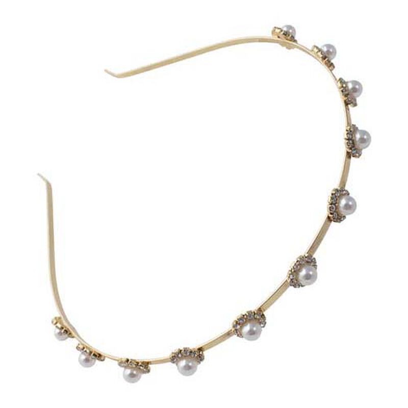 Mae Headband Pearl and Diamante image number 0
