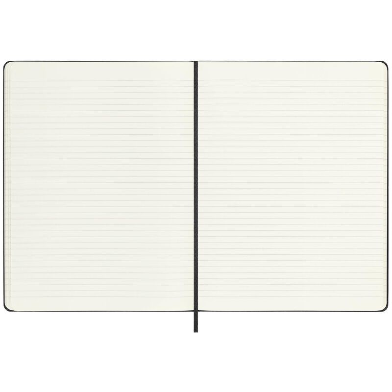 Moleskine Notebook XL Ruled Black Hard image number 2