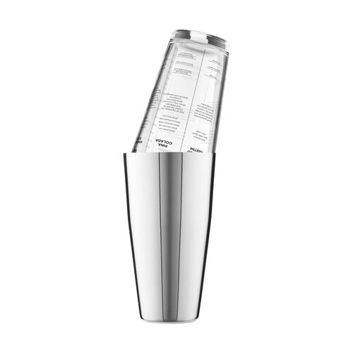 Maxwell & Williams Cocktail & Co Glass Cocktail Recipe Shaker 680ml