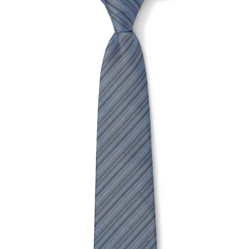Joe Black Bamboo Stripe 7.5cm Tie image number 0