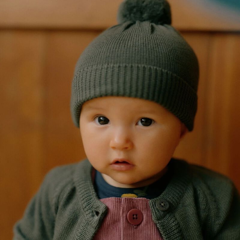 Nature Baby Alpine Pom Pom Beanie 3-4Y image number 3