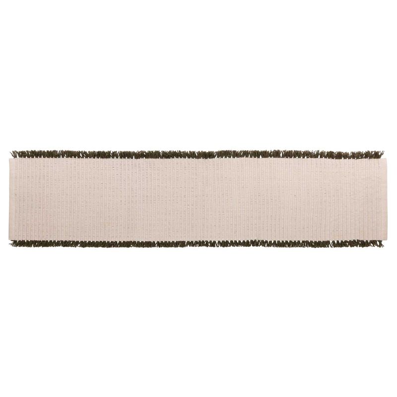 Amalfi Isla Fringe Table Runner - Green image number 0
