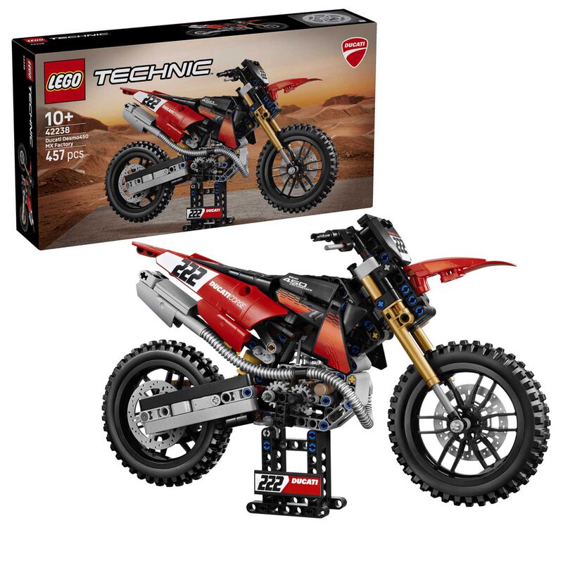 LEGO Technic Ducati Desmo450 Mx Factory Motorcycle image number 0
