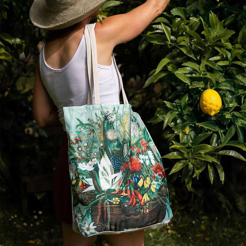 NZ Native Flowers Shopping Bag image number 1