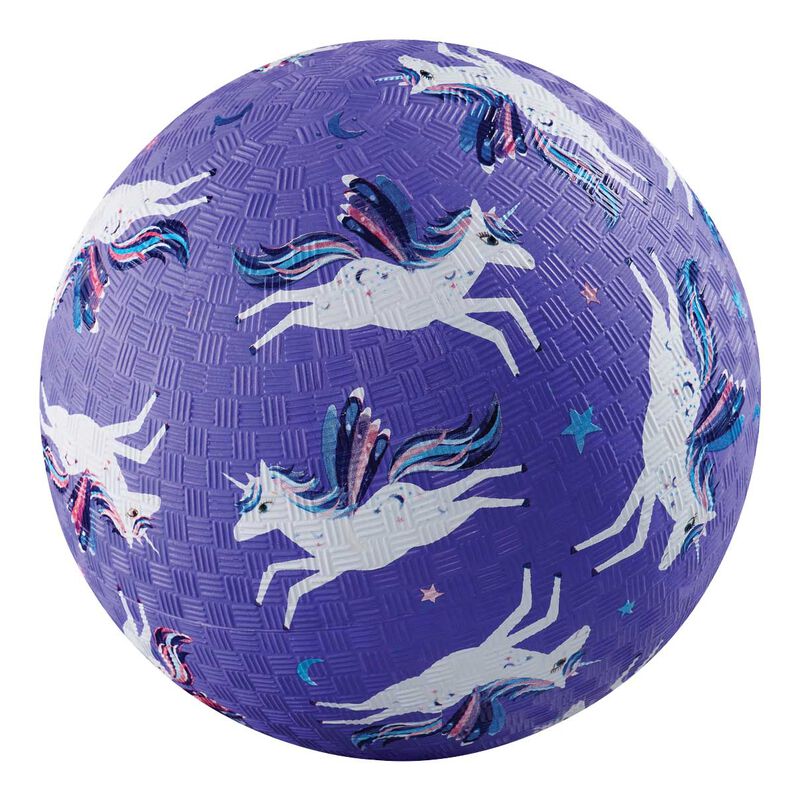 Crocodile Creek 5" Playground Ball - Purple Unicorn image number 0