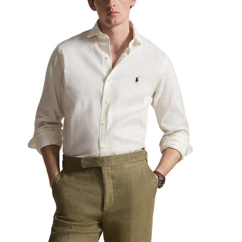 Polo Ralph Lauren Custom Fit Linen-Blend Shirt image number 0