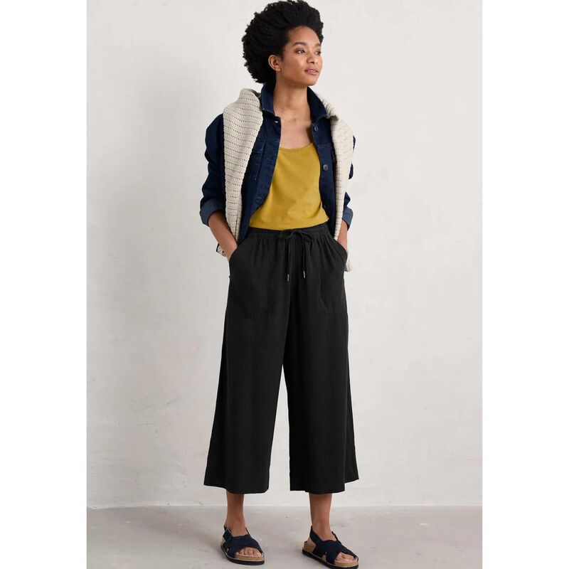 Seasalt Cornwall Sea Heart Culottes Onyx image number 3