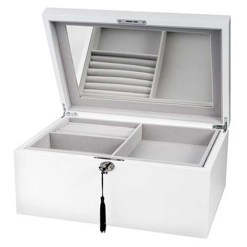 White Jewellery Box Kris 37x26x16cm