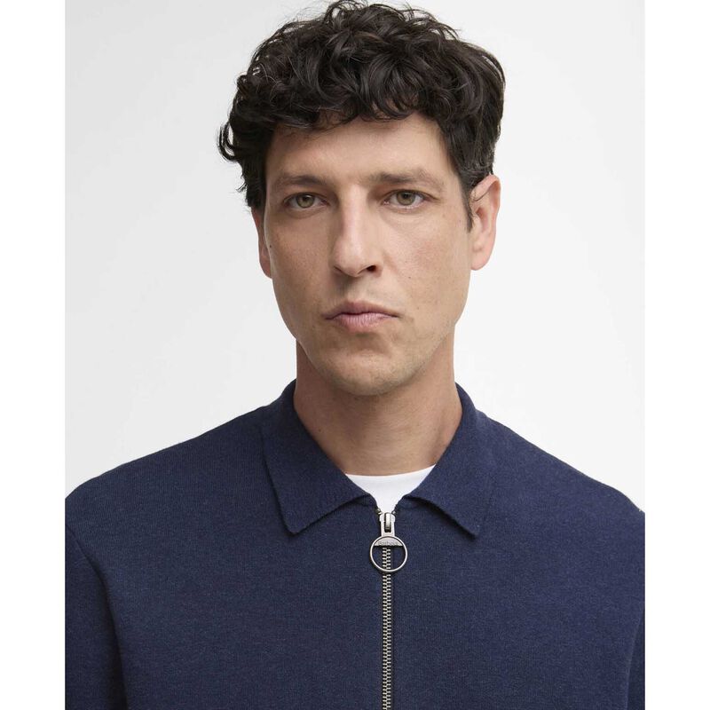 Barbour Crowcombe Knitted Zip-Up Jumper image number 2