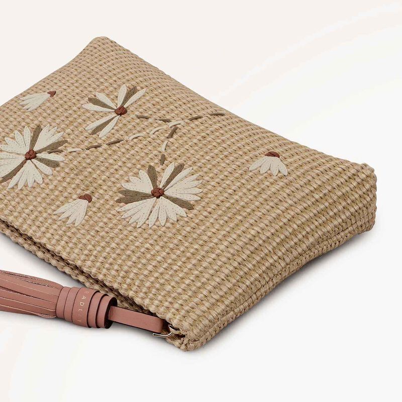 Radley Picton Place Raffia Medium Ziptop Pouch image number 3