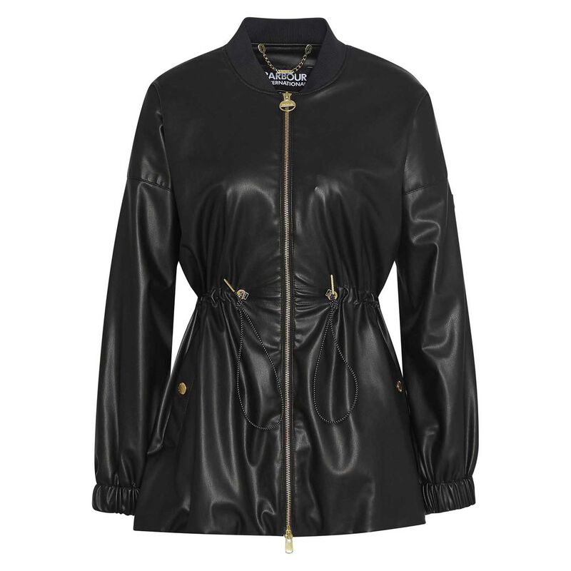 Barbour International Riley Faux Leather Casual Jacket image number 2