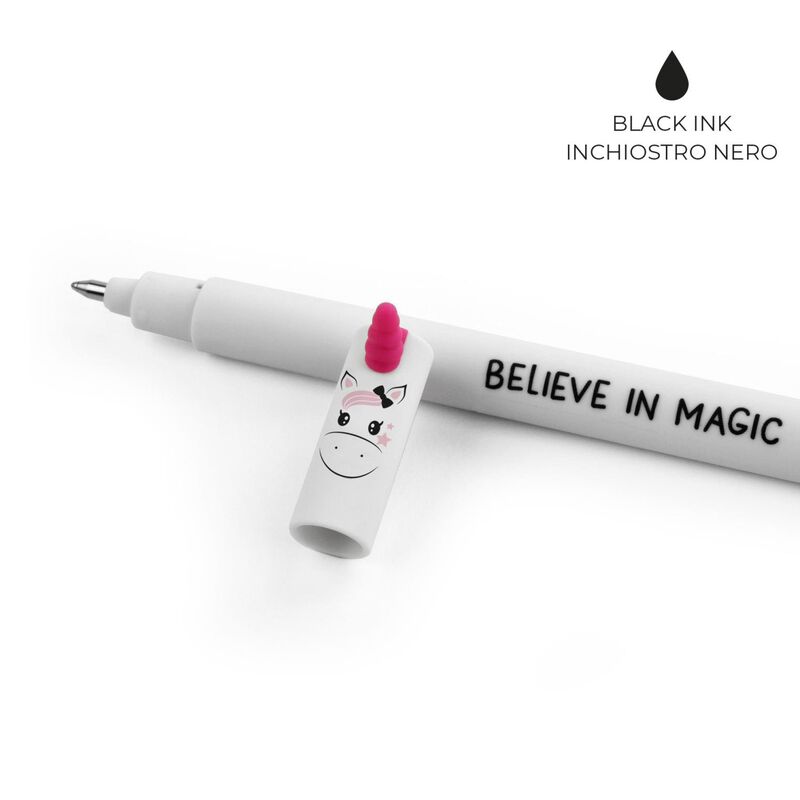 Legami Unicorn Erasable Pen - Pink Ink image number 1