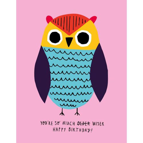 Wiser Owl Card