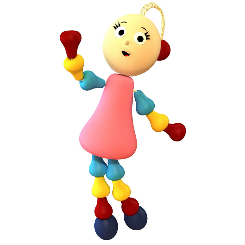 Buzzy Bee Wooden Mary Lou Doll image number 0