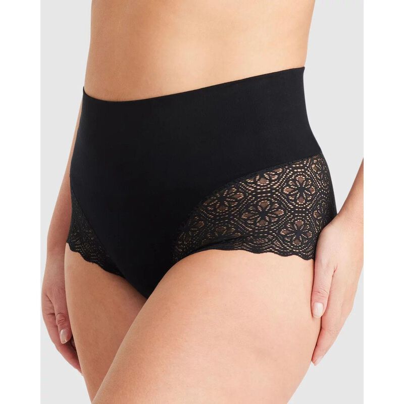 Nancy Ganz Bamboo & Lace Waisted Brief image number 3