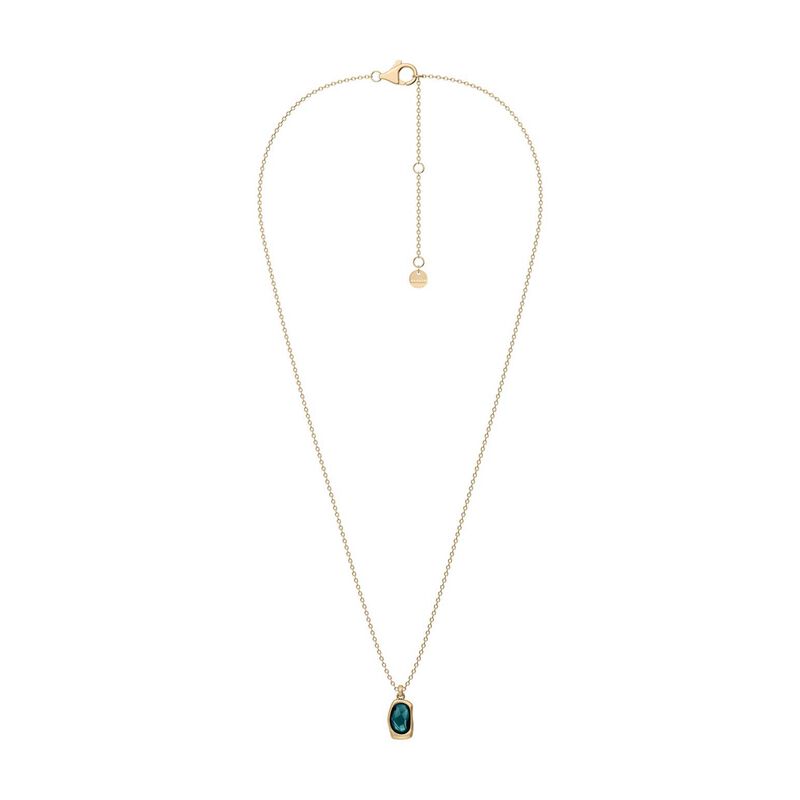 Skagen Sofie Sea Glass Stainless Steel Pendant Necklace image number 1