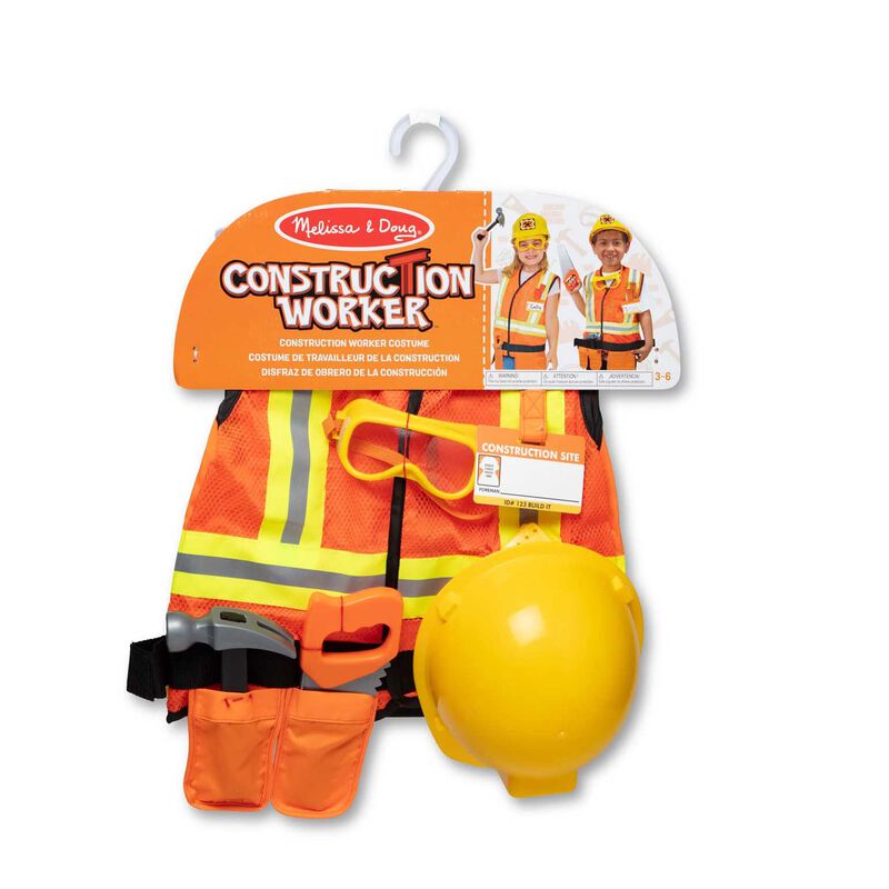 Melissa & Doug Construction Worker Costume Set image number 3